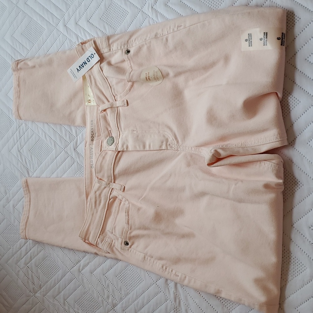 Old Navy Mid-Waisted Rockstar Super-Skinny Jeans,Size 6 - Picture 5 of 9